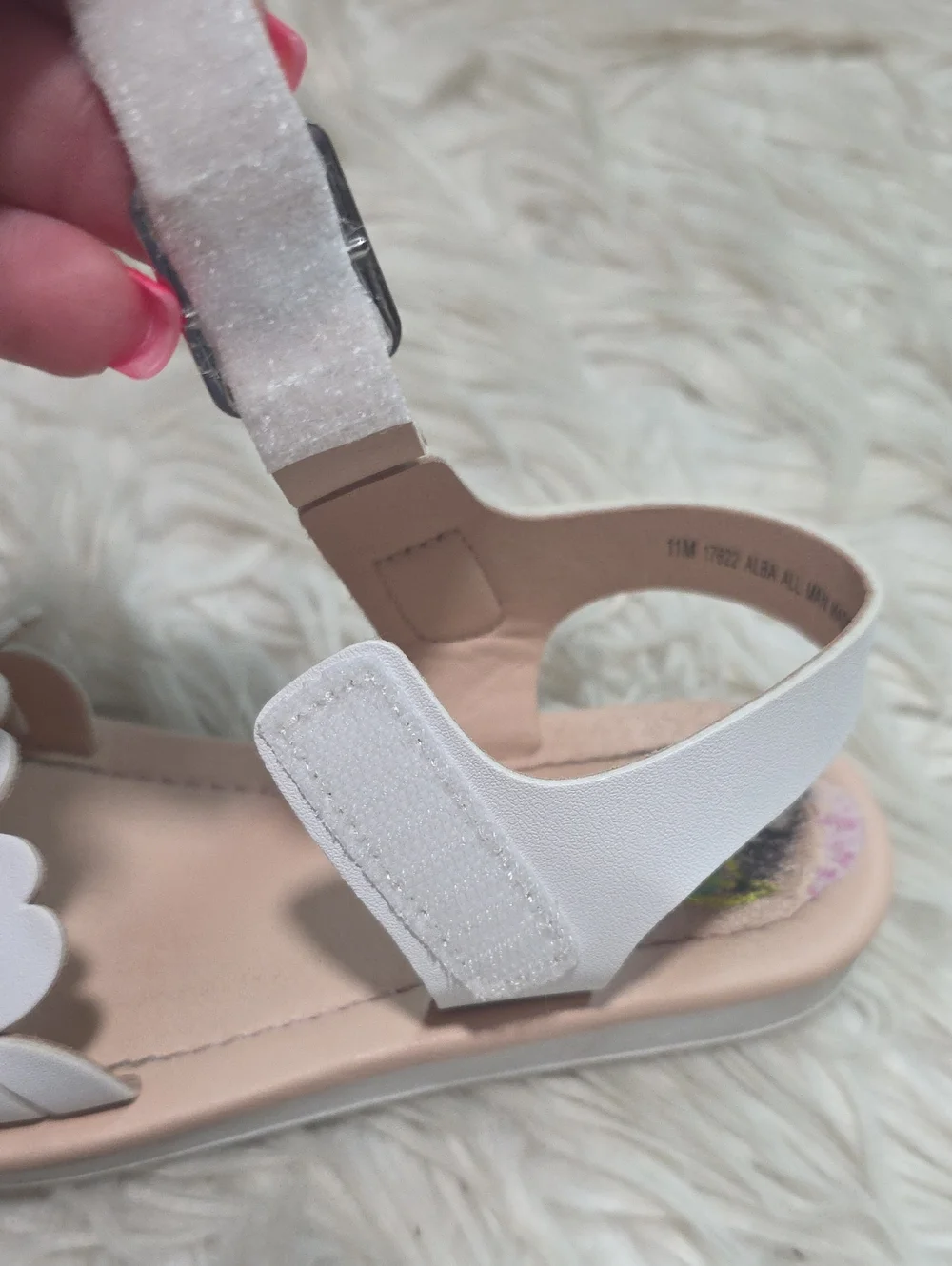 Rachel Shoes Floral Sandals- 11T
